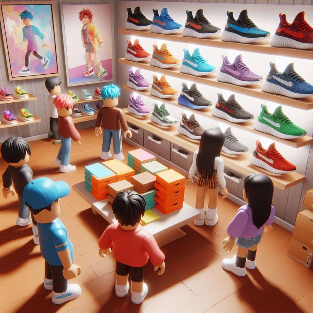 roblox shoe store